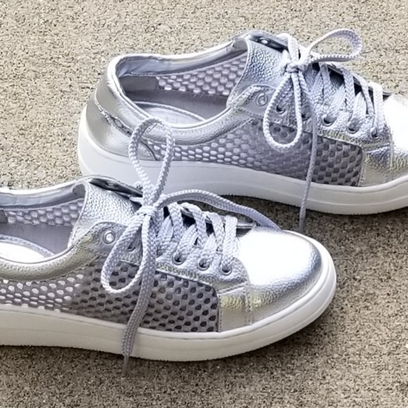 Leather Mesh Sneakers - Steven Natural Comfort - Picture 5 of 7